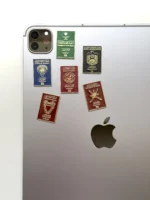 GCC Passport Metal Stickers - Image 8