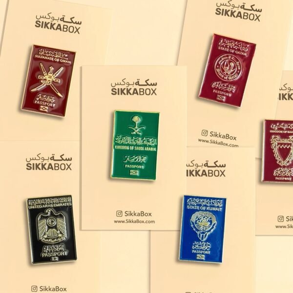 GCC Passport Metal Stickers