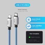 PowerFlow USB-C to USB-C 240W PD3.1 Cable 2m (BLACK) - الصورة 6