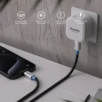 PowerFlow USB-C to USB-C 240W PD3.1 Cable 2m (BLACK) - الصورة 2