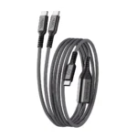 PowerFlow 3in1 USB-C to USB-C PD 100W Charge & Sync Cable 1.2m