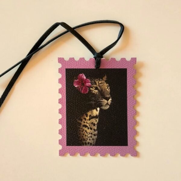 Leopard Leather Charm