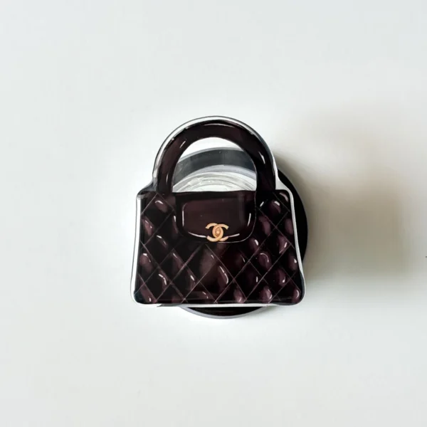 Chanel Kelly Handbag Black Magsafe Phone Grip