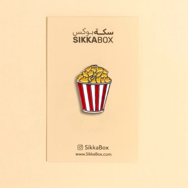 Popcorn Butter Metal Sticker