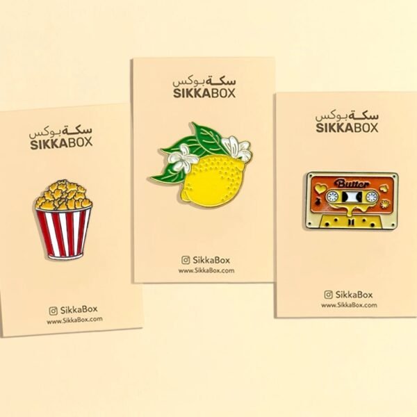 Butter Yellow Metal Sticker Collection