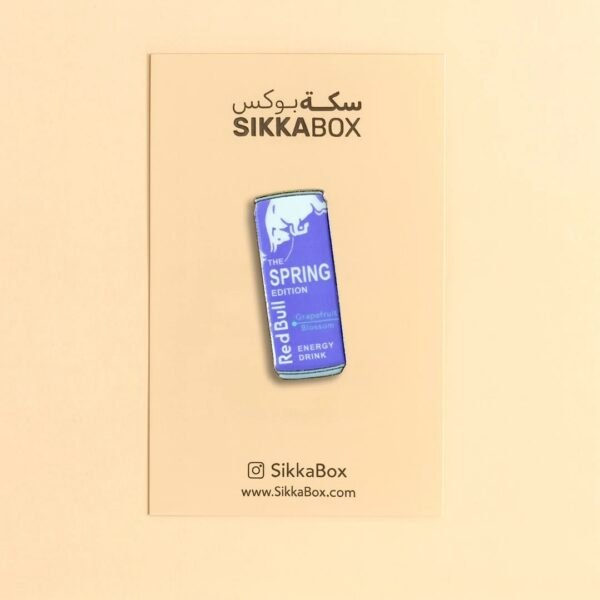 Purple Redbull Metal Sticker