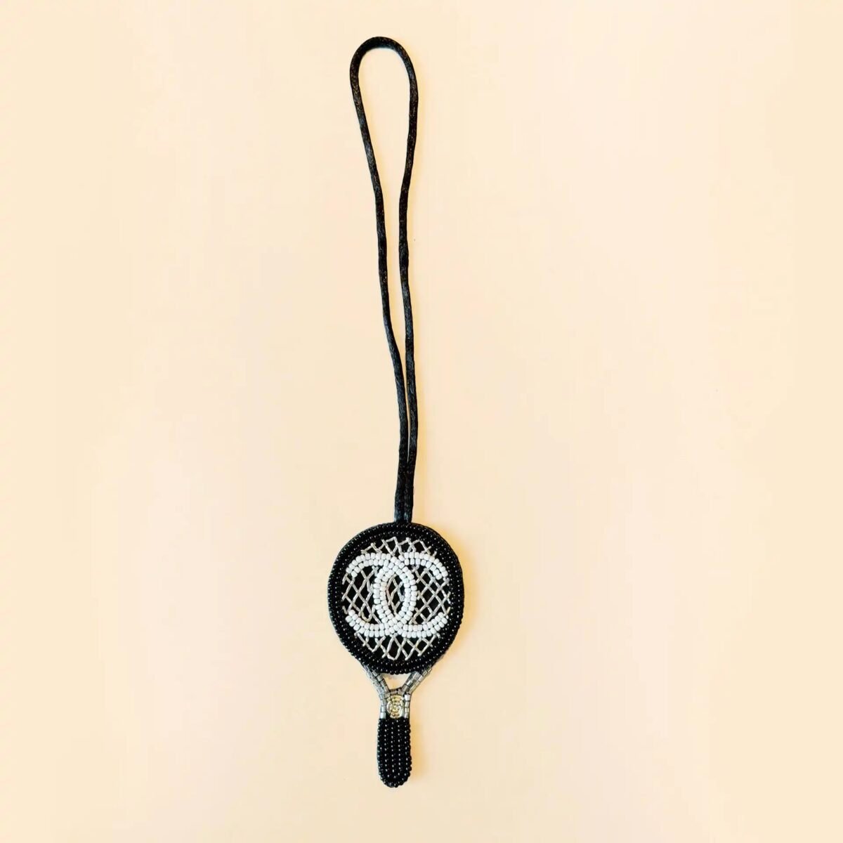 Chanel Racket Handmade Beaded Charm - Image 1