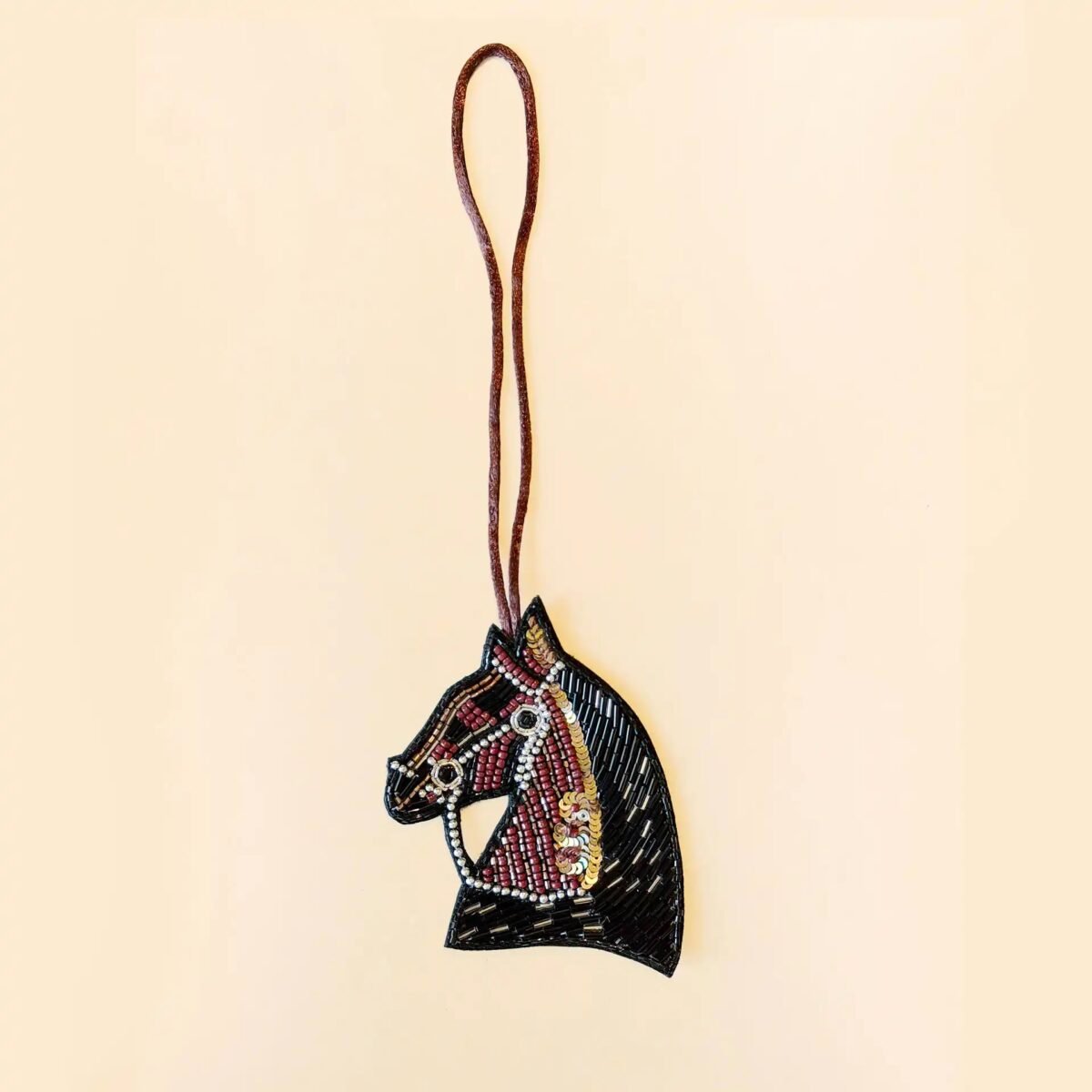 Arabian Horse HandmadeBeaded Charm - Image 1