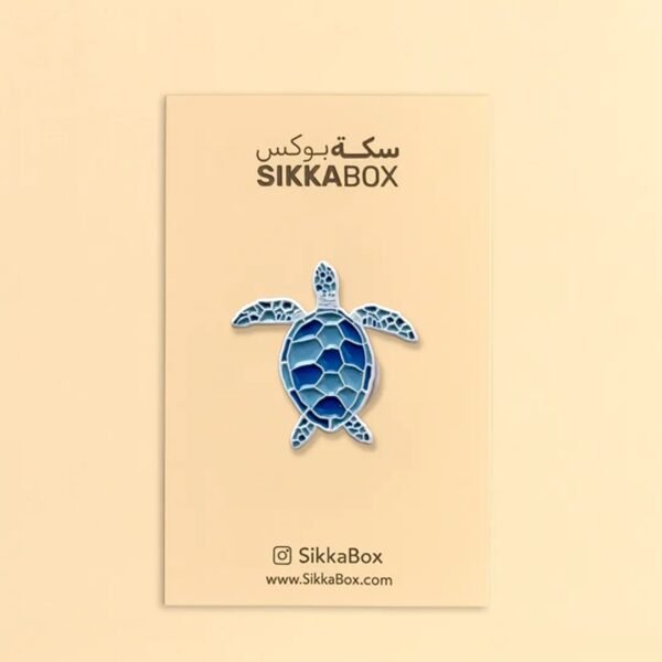 Turtle Blue سلحفاة Metal Sticker