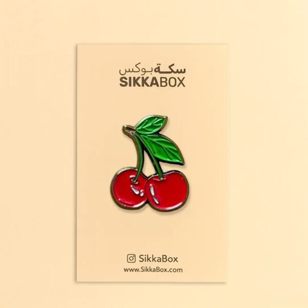 Cherry Red كرز أحمر Metal Sticker