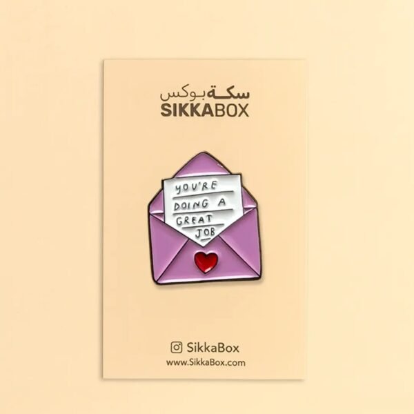 You're Doing Great Letter Metal Sticker