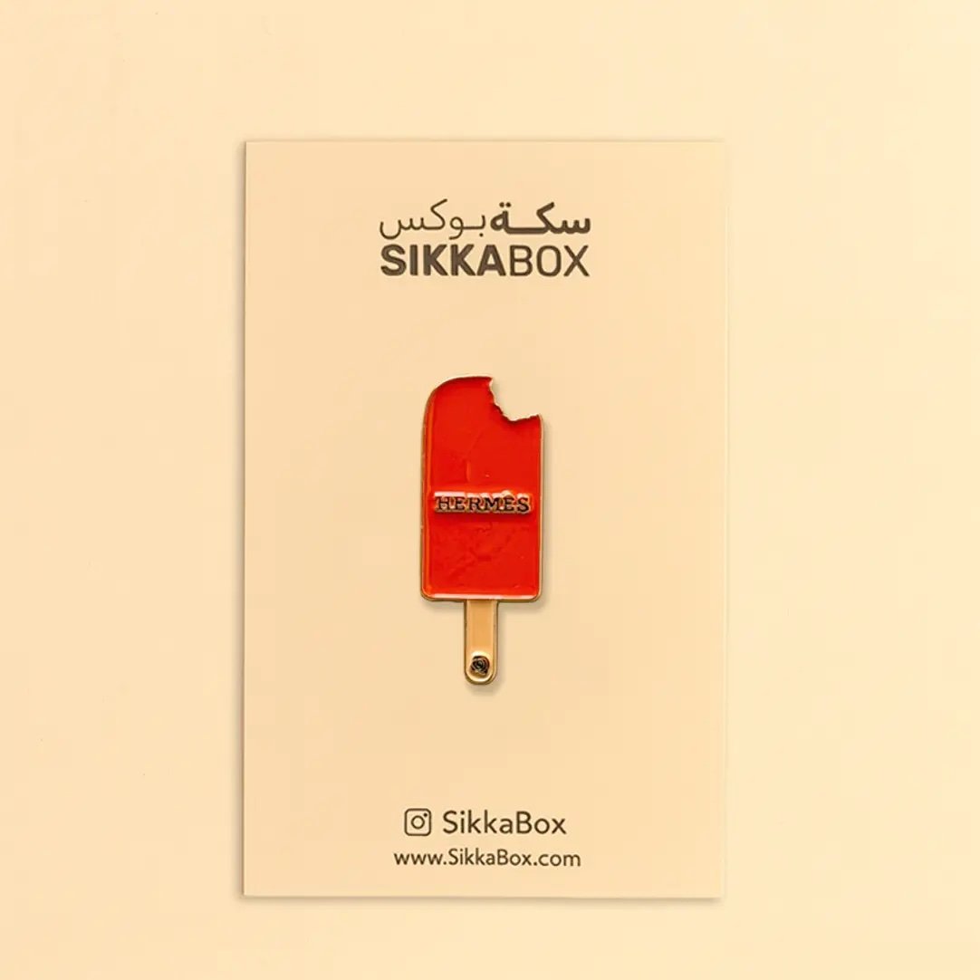 hermesicecream-2 Hermes Icecream ايسكريم أرميه Metal Sticker - Image 1
