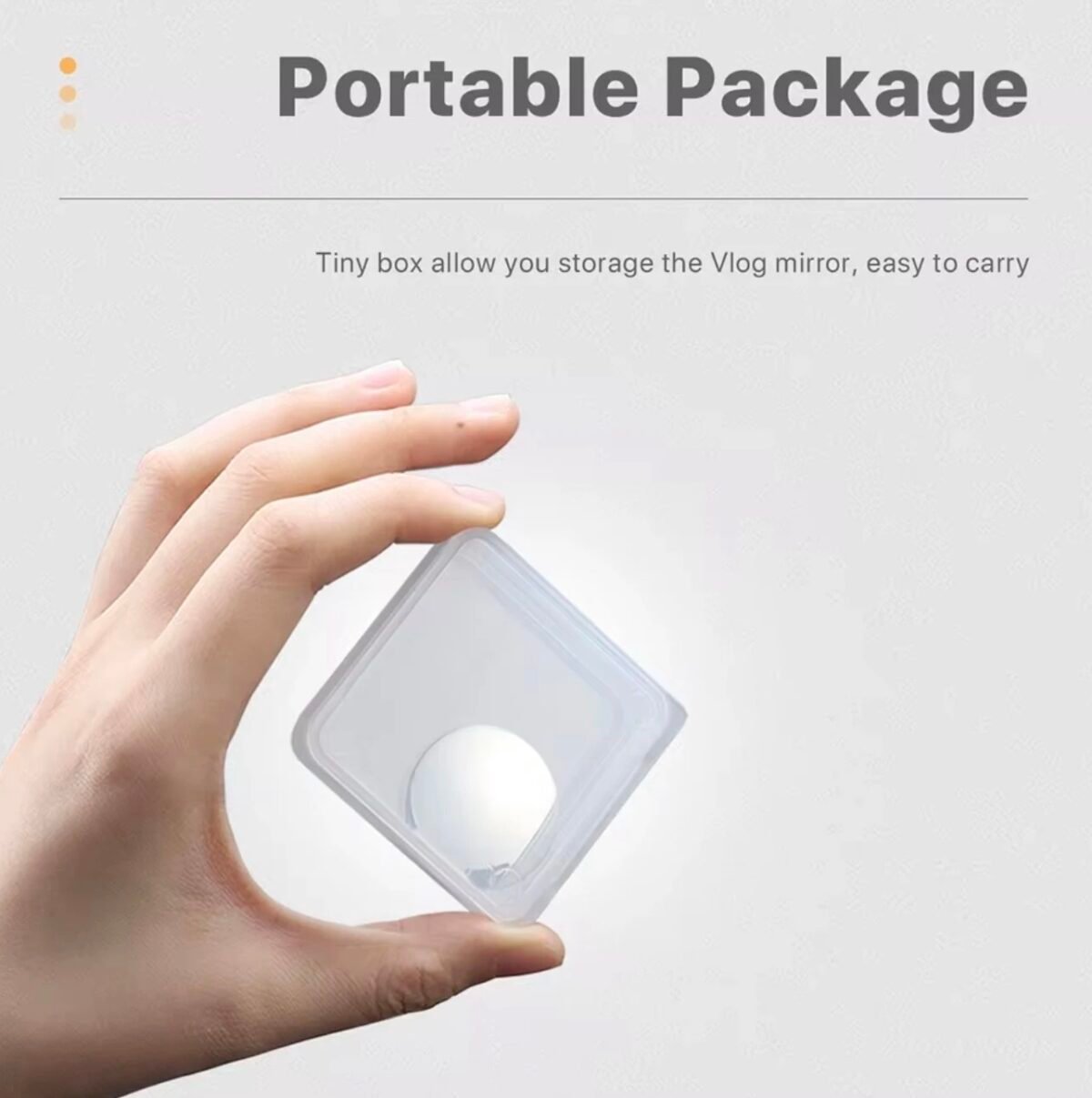 ⁦Nano Selfie Mirror Sticker for Phones & Cameras⁩ - الصورة ⁦4⁩