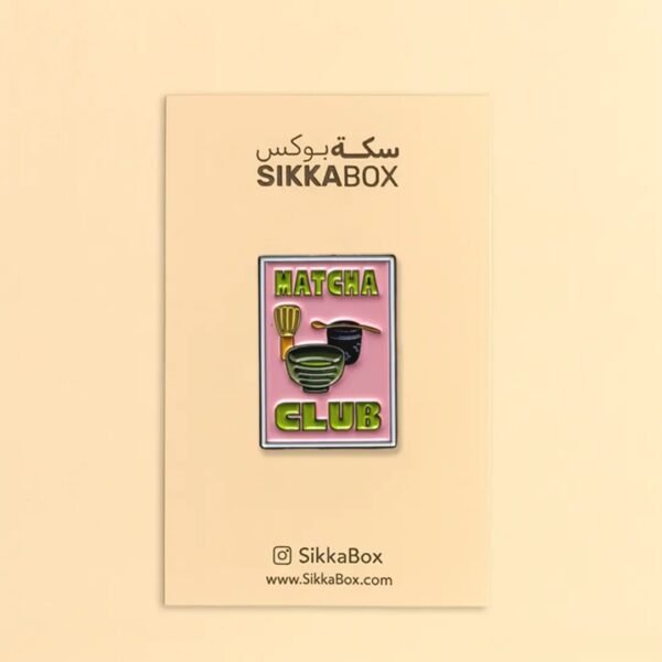 Matcha Club ماتشا كلَب Metal Sticker