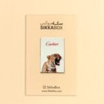 Cartier Roaring Leopard Metal Sticker