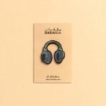 Headphones Metal Sticker