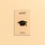 Graduation Hat Metal Sticker