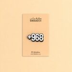 Oman +968 Metal Sticker
