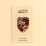 Porsche Emblem Metal Sticker